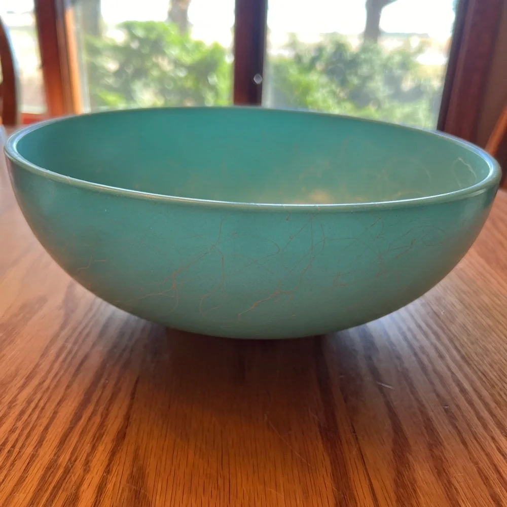 Vintage Hazel Atlas Splatter Mixing Bowl/Serving Bowl